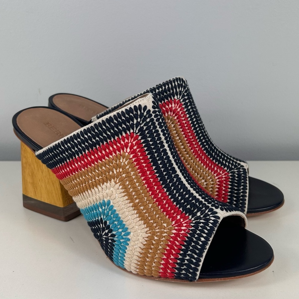 BERNARDO NALA heeled peep toe sandal
